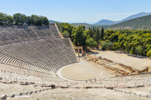 Ancient Theatre of Epidaurus in Greece