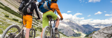 Cycling Down Livigno, Italy