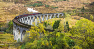 Glenfinnan Viaduct, on Scotland Rail Holiday