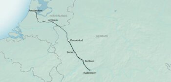 Map of tour Autumnal Rhine Cruise