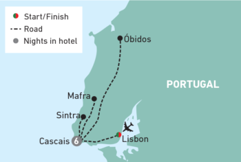 Map of tour Christmas On The Lisbon Coast for Singles