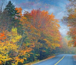 New England in The Fall and Canada