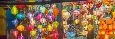 Lanterns on an Over 50s Asia Tour