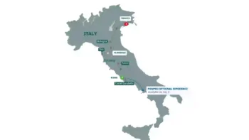 Map of tour Historic Cities of Italy