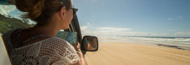 Beach on a Cheap Australia Tour