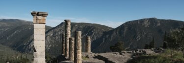 Delphi, on a Cheap Escorted Tour in Europe