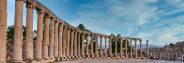 Jerash Colonnade During Jordan Cultural Tours